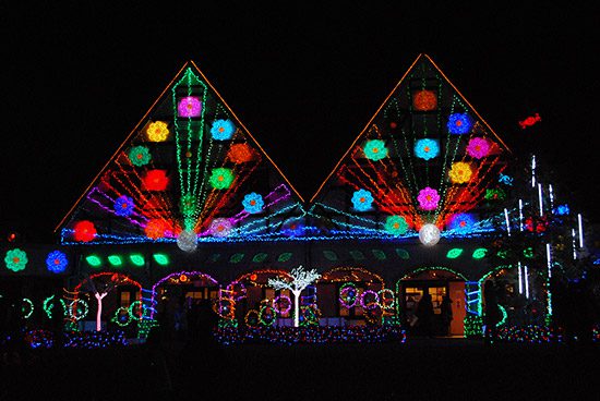 【東京ドイツ村】ゆるやかな丘の起伏を利用したイルミネーション 2011