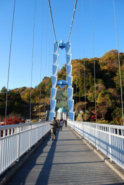 【竜神大吊橋】本州一の長さを誇る！「竜神カリヨン」の絵が変わった！