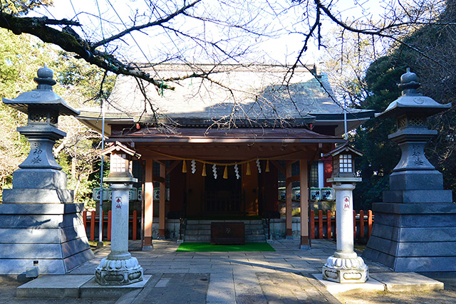 息栖神社・社殿（拝殿）