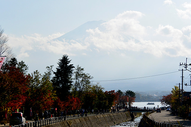 河口湖・富士山