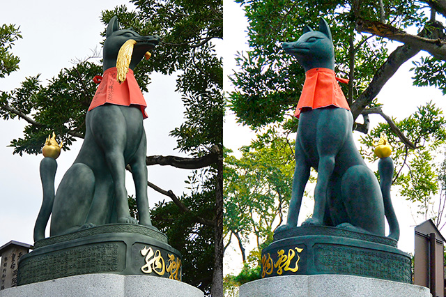 伏見稲荷大社のキツネ