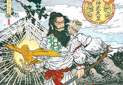 カムヤマトイワレビコ（神武天皇）と兄イツセノミコトの東征