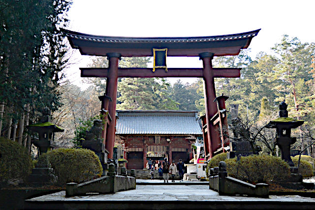 日本最古の木造鳥居