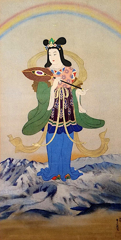 青木哥彦画：菊理媛尊像（ククリヒメノミコト）