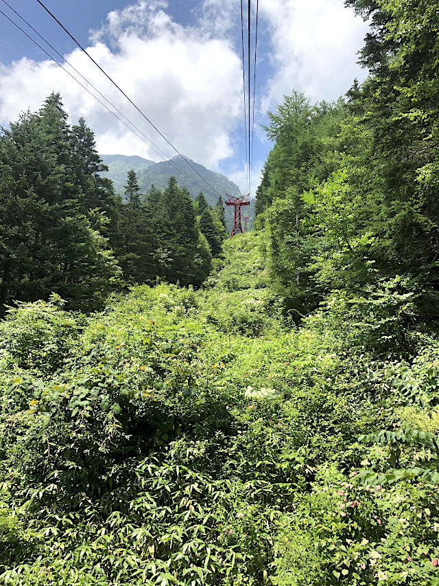駒ヶ岳ロープウェイの眺望